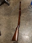 Japanese Type 38 Arisaka Rifle Stock With Upper Hand Guard Band Bayonet Lug Logo