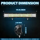 Dual Row 20 inch 630w Led Light Bar Flood Spot Offroad Work Lights 4wd Truck Atv