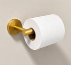 Luxury Gold Chrome Toilet Paper Holder Wall Mount Bathroom Tissue Roll Rack