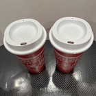 Lot Of 2 New Starbucks 2025 Red Reusable Holiday Cup Limited Edition Holiday Cup
