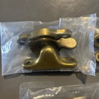 5 Antique Vintage Window Sash Locks Gold Tone Brass Metal Home Restoration Lot