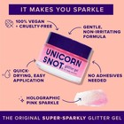 Unicorn Snot Holographic Face Glitter   Body Glitter Gel   Hair Glitter  Vegan  
