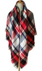 Tartan Blanket Scarf Stylish Winter Warm Pashmina Wrap Shawl Red White Yellow