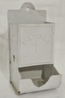 Vintage Metal Wall Mount Match Stick Holder