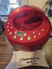 Red  Boomball Am fm Y2k Memorex Cd Player Msp Bx1600 Untested No Back Plate