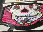 Dia De Los Muertos Skull Fashion Face Mask  Washable Reusable Day Of The Dead