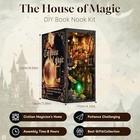 Book Nook Kit - Create Your Magical Miniature World With Diy 3d Wooden Puzzle