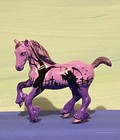 Custom Breyer Stablemate Clydesdale Halloween Horse Hand Painted Ooak Glows