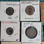 20  Different Vintage Mixed Transit Token Lot  See Photos  Our  B1387