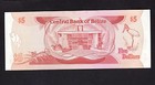 Belize 5 Dollars  1989  P47b Queen Elizabeth Ii Banknote Unc