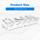 100-piece Clear Acrylic Poker Chip Rack  100ct Casino Poker Chip Tray holder