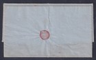 Us  Scott 2  Large touching Margins  New York To Canada On 1850 Folded Letter Pf