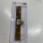 Defender Security Polished Brass 1-1 4 In  Lip Security Strike Plate U 9426