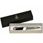 Blue Lodge Masonic Quality Ballpoint Pen Heavy Weight Mason Officer Gift Set New