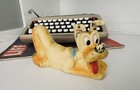 Vintage 1960s Walt Disney Productions Pluto Rubber Squeeze Toy Squeaker Rare
