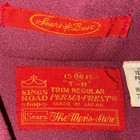 Vintage 70 s Sears Men s Kings Road Shop Perma Prest Burgundy Shirt M 15-15 5