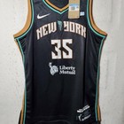 New York Liberty Basketball Jersey Womens Medium Black Wnba Nike Jones 35