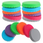 18 Pcs Beer Bottle Cap Can Lids For Drinks Silicone Beverage