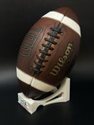 Wilson Gst Tdy Youth Leather Football Fully Game Prepped   Tacky Bar And Brush
