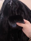 1x Black Mink Hide Skin Tanned Mink Hide Fur Pelts Leather For Collar Diy Craft