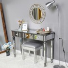 3-drawers Mirror Table Dressing Table Console Table Champagne Gold