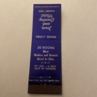 Vintage Matchbook Cover Matchcover Town   Country Motel Warren Oh