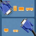3 6 Vga To Vga Cable 1 5m 1080p Hd Male To Male Monitor Laptop Pc Computer