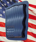 Flag Steppingstone Concrete Mold Plaster Cement Plastic Mould 12  X 7 w X 1 75 