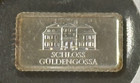 Rare   1 Gram  999 Silver Geiger Edelmetalle Rectangle Bar Schloss Guldengossa  