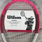 Wilsom Intrigue Tennis Racket-4 1 4 white pink Qty 1