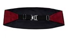 Men s Solid Burgundy 3 Piece Cummerbund Bow Tie Hanky Set Formals Proms Weddings
