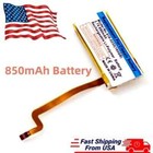Ipod Classic Or Video 5th 6th 7th Gen 850mah Battery Thick A1238   A1136