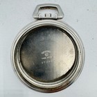 Antique 16 Size Keystone Open Face Pocket Watch Case Chrome Plated Brushed Usa