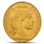 20 Francs France Gold Coin - Rooster  bu 