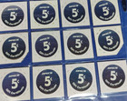 2nd  Print Set 5 Cent Aafes  Pogs 2003 Printing   Extra Fine To  A u  Condition