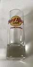 Hard Rock Cafe 4    Shot Glass Fukuoka Red Letters  closed  Japan