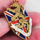 Cartier Wwii British War Relief Society Enamel Lapel Brooch Back Pin Badge