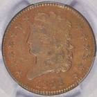 1828 Classic Head Half Cent Pcgs Au58 13 Stars Nice Example