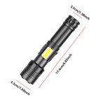350000000 Lumen Super Bright Led Tactical Flashlight Rechargeable Led Work Light