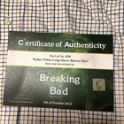 Breaking Bad - Walter White Long Sleeve Button Down Shirt Screen Used Prop Coa