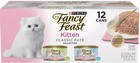 pack Of 5  Fancy Feast Kitten Kitten Cat Wet Food - Variety Pack  12 Ct  36 Oz