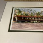 Housatonic Railroad Ct Train Car Matted Harry Rallo Watercolor Print Abandoned