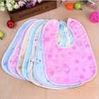 Newborn Toddler Infant Baby Boy Girl Bibs Waterproof Saliva Cartoon Towel Nna