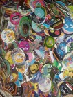 Lot Of 200 Mixed Pogs Tazos     Sabritas Mexico     Vintage   Metallic     Free Ship