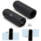 Povihome Finger Cots Protectors - Moisturizing Thumb Medium  10pcs   Black