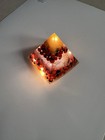 Protection   Prosperity Pyramid     Huayruro Seeds With Led Light Battery Decor