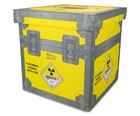 Back To The Future Plutonium Storage Bin Cube Organizer With Lid   15 Inches