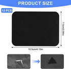 4 X 3 Inches Cotton Iron On Patches For Clothing Inside   Outside Repair  12 Pcs