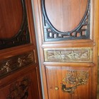 Two Panel Vintage Asian Room Divider
