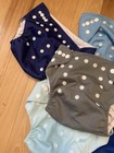 Alva Baby Cloth Diaper Cover One Size Adj Snaps Lot Of 8